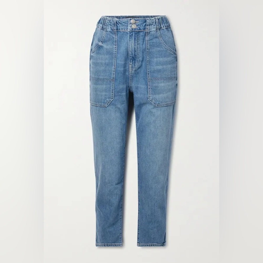Veronica Beard Arya Straight High Rise Jeans